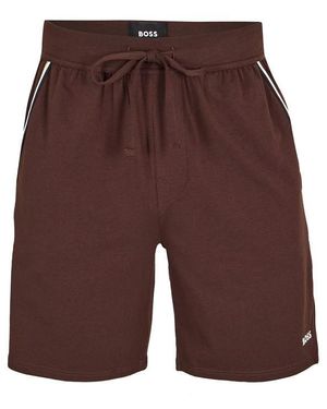 BOSS Bodywear Unique Casual Shorts - Purple