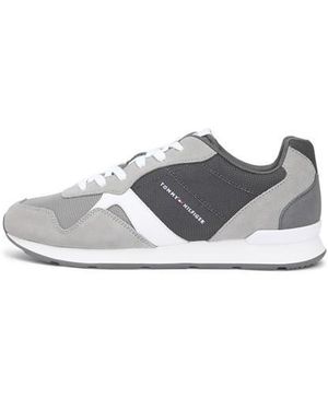 Tommy Hilfiger Runner Icon Mix Runners - Grey