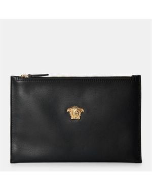 Versace Lth Pouch Sn54 - Black
