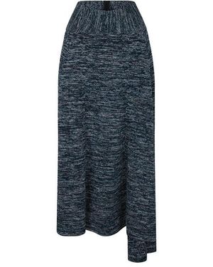 Bottega Veneta Tailored Midi Skirt - Blue