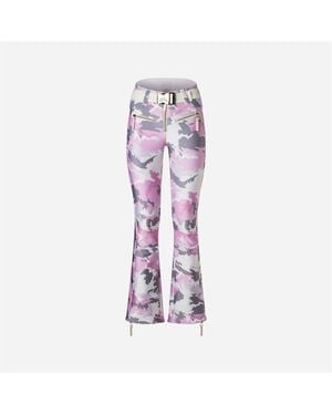 Jet Set Tiby Print Ski Trousers - Purple
