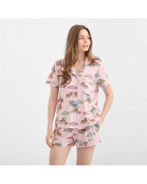 Chelsea Peers Chelsp Modal S Pjset Ld62 - Pink