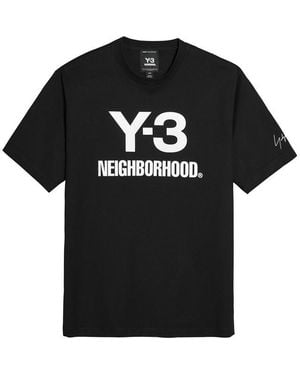 Y-3 X Neighborhood Logo T-Shirt - Black