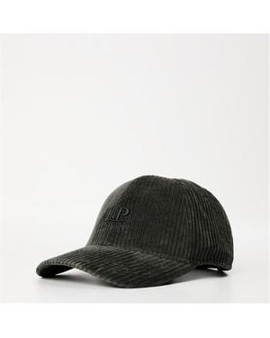 C.P. Company Cp Logo Cap Sn61 - Black