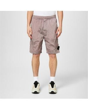 Stone Island Nylon Metal Shorts - Natural