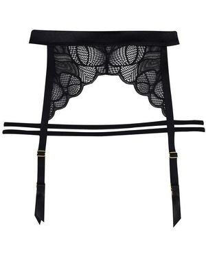 Bluebella Emerson Suspender Belt - Black