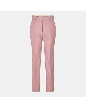 Gucci Straight Leg Trousers - Pink