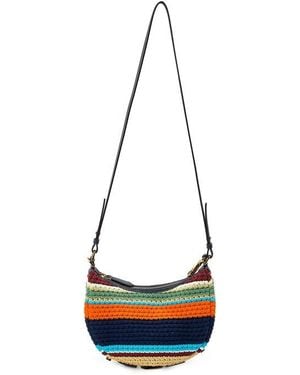 Fendi Crochet Hobo Bag - Multicolour