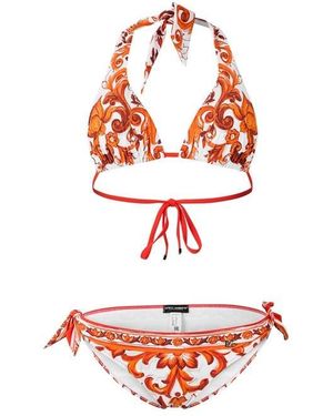 Dolce & Gabbana Dg Halter Bikini Ld63 - Red