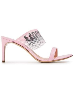 Moschino Heeled Mules - Pink