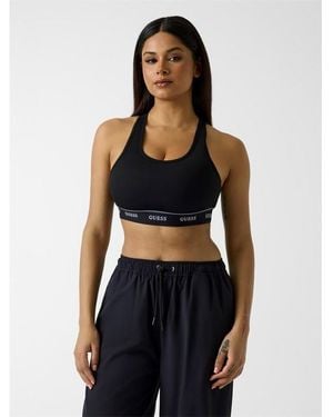 Guess Alba Jersey Bralette - Black