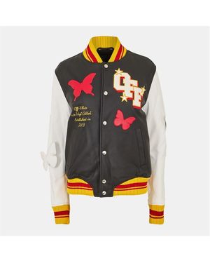 Off-White c/o Virgil Abloh Varsity Jacket - Grey