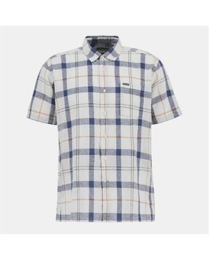 Barbour Croft Short Sleeve Regular Shirt - Blue