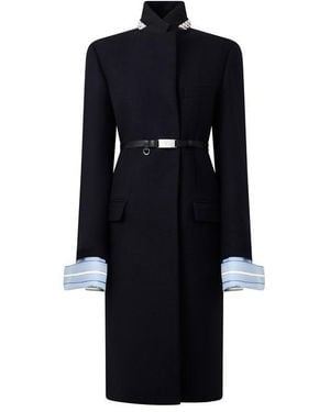 Prada Trench Coat Ld64 - Blue