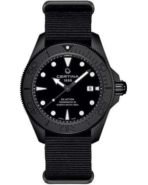 Certina Action Diver Automatic Auto Analogue Watch - Black