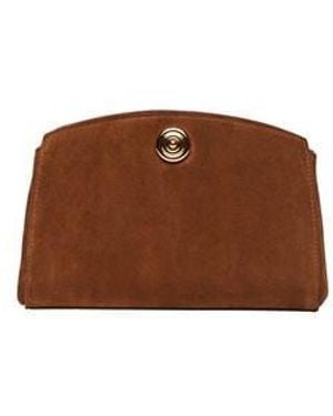 Liffner Pushlock Clutch - Brown
