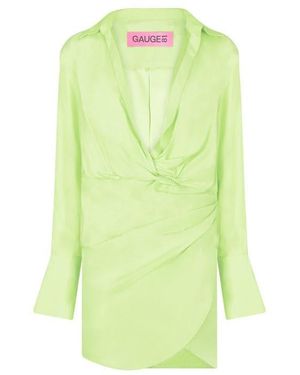 GAUGE81 Naha Short Dress - Green