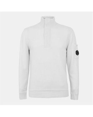 C.P. Company Crew Neck Jumper - White