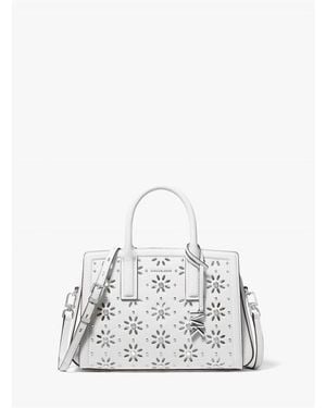 MICHAEL Michael Kors Laila Small Satchel - White