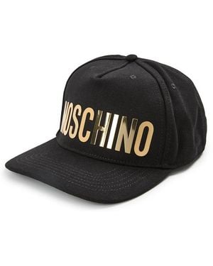 Moschino Flat Cap - Black