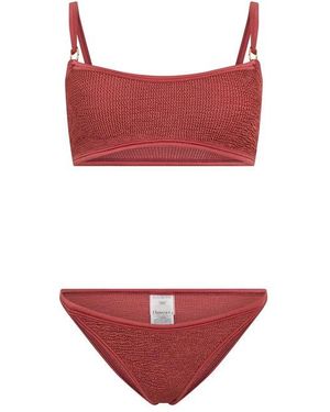 Hunza G Iris Bikini Set - Red