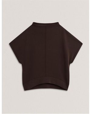 Ted Baker Cupro Crew Sweatshirt - Brown