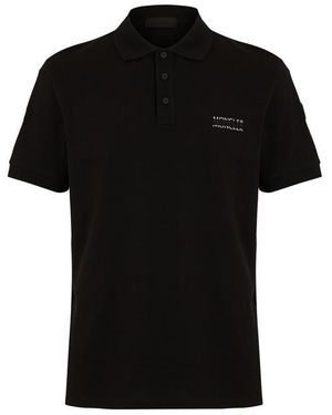 Moncler Short Sleeve Polo Shirt - Black