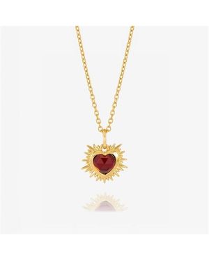 Rachel Jackson Jan Birth Pendant Necklace - Metallic