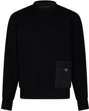 Prada Crew Sweatshirt - Black