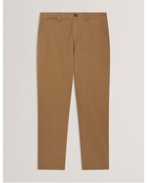 Ted Baker Slim Fit Chinos - Natural