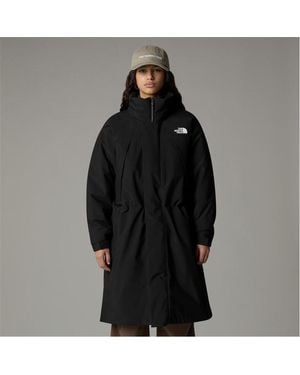 The North Face Long Length Parka Jacket - Black