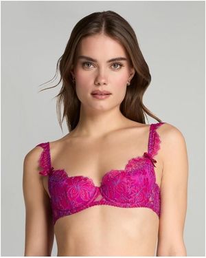 Agent Provocateur Emiliana Balconette Underwired Bra - Purple