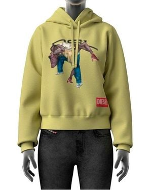 DIESEL F-Reggy-Hood-N8 Hoodie - Green