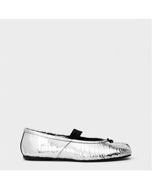 Maison Margiela Padded Ballet Court Shoes - White