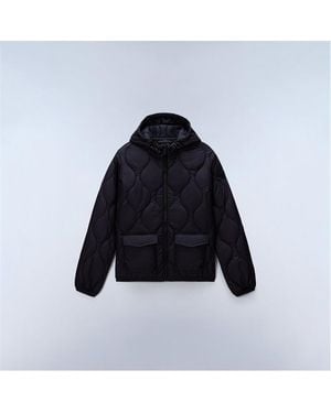 Napapijri Napa Shorts Quilted Short Puffer Jacket - Blue