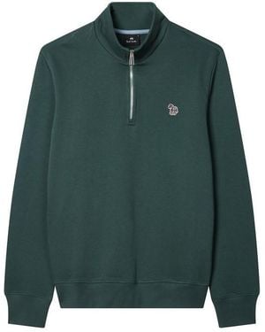 Paul Smith Half Zip Sweatshirt - Green
