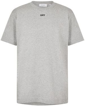 Off-White c/o Virgil Abloh Slim Fit T-Shirt - Grey