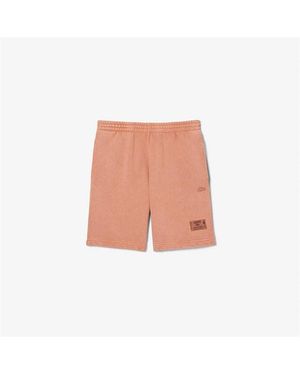 Lacoste Fleece Jogger Shorts - Pink