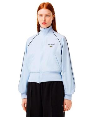 Lacoste Cropped Zip Jacket - Blue