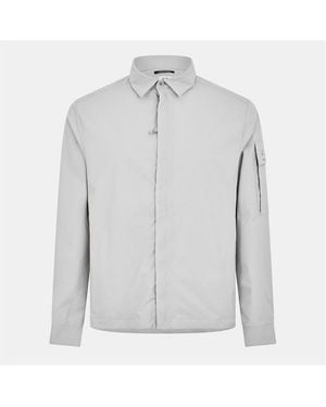 CP COMPANY METROPOLIS Microtek Overshirt - Grey