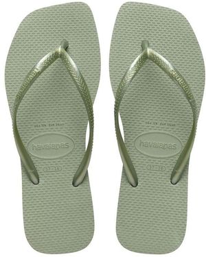 Havaianas Slim Square Flip Flops - Green