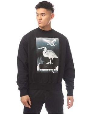 Heron Preston Censored Heron Crewneck Sweatshirt - Black