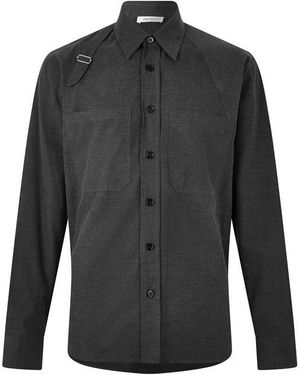 McQueen Alex Harness Flannel Sn63 - Grey