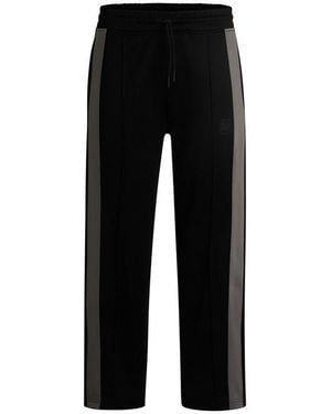 Hugo x RB Signature Bull Taped Oversized Trousers - Black