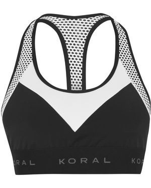 Koral Emblem Bra - Black