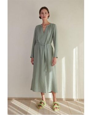 Velvet By Graham & Spencer Gauze Shift Dress - Grey