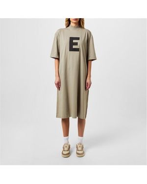 Fear Of God T Shirt Dress - Natural