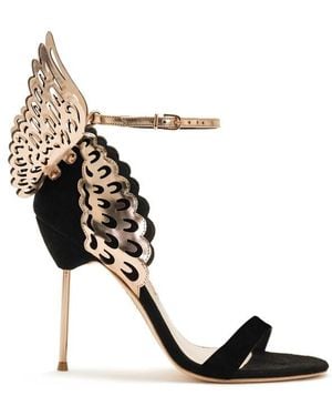 Sophia Webster Evangeline Wing Heels - Black