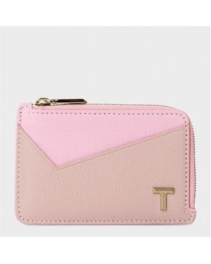 Tiffany & Co. T Zipped Cardigan Card Holder - Pink