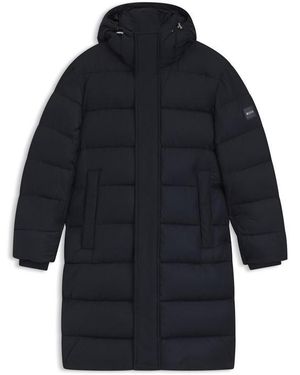 BOSS Cenuto Water Repellent Long Puffer Jacket - Blue